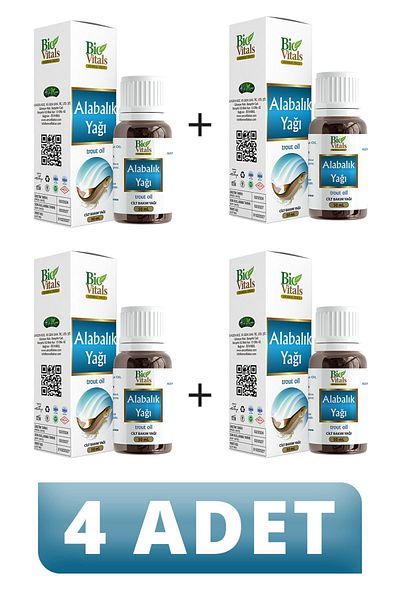 Bio Vitals 4 Pieces 50 ml Trout Oil