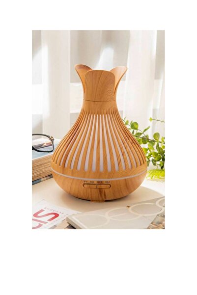 BigSale Hava Nemlendirici Aromatik Oda Kokusu Difüzörü Buhar Ultrasonik 7 Renk Led Işıklı 500 ml
