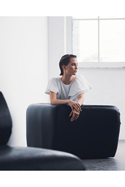 KAMEYA Kol Detaylı Midi Elbise