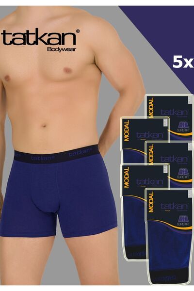 TATKAN BODYWEAR Tatkan 5'li Erkek Penye Modal Boxershort