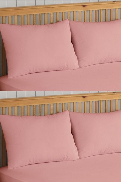 Bella Benita 4-teiliger, flüssigkeitsdichter Kissen-Matratzenkissenschutz mit Reißverschluss und Puder
