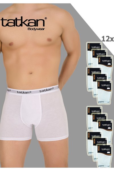 TATKAN BODYWEAR Tatkan - 12'li - Penye Modal Erkek Boxershort