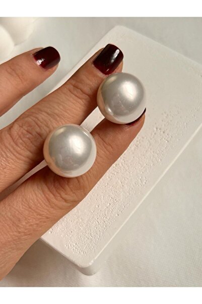 Rossetto Atelier Büyük İnci Top Küpe