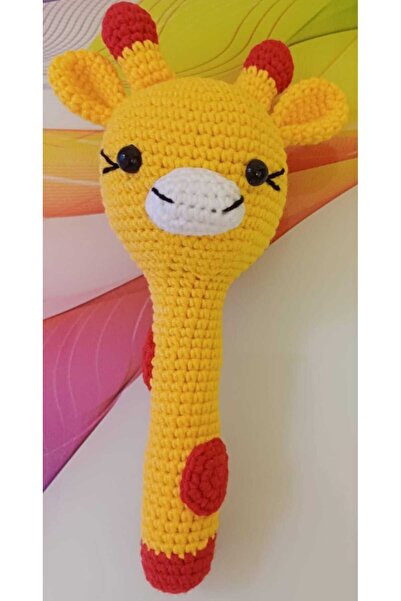 Veniem Amigurumi Taraftar Temalı Gs Zürafa Marakas Çıngırak