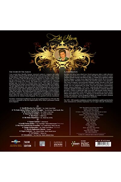 Genel Markalar Zeki Müren- Saklı Kayıtlar 1952-1984 - Plak