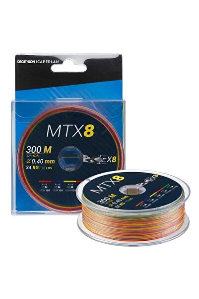 Decathlon Linie de pescuit Caperlan pentru pescuit pe mare, 8 torsadă, pletă ...