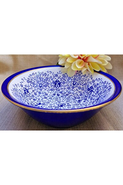 BY.RAYKA PORSELEN El Dekor Vintage Orta Sehpa Sunumluğu