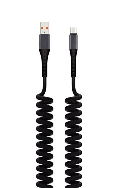 KOİ TECH Type-c To Usb Yaylı Şarj Kablosu 3.4a 1.5mt Samsung Huawei Xiaomi Oppo Uyumlu Örme