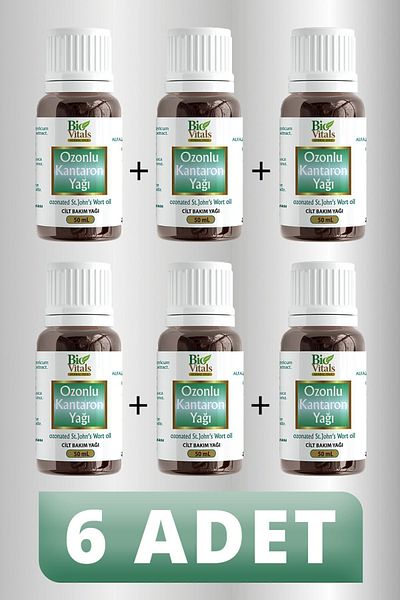 Bio Vitals 50 ml Ozonated St. John's Wort Oil - 6 PCS