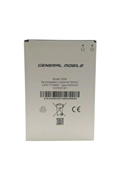 General Mobile Gm 8 Go Batarya Pil