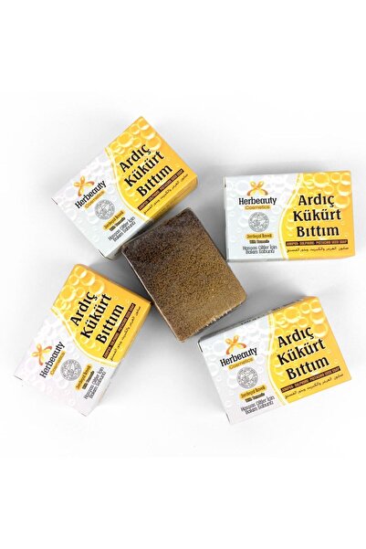 Herbeauty صابون العرعر بالكبريت 4 قطع*120 جرام