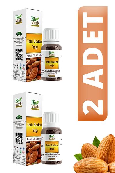 Bio Vitals 50 ml Sweet Almond Oil - 2 PCS