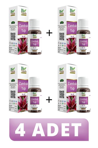 Bio Vitals 20 ml Lily Oil - 4 PCS