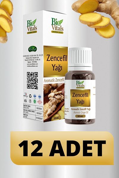 Bio Vitals Ginger Oil - 12 PCS-Box 20 ml