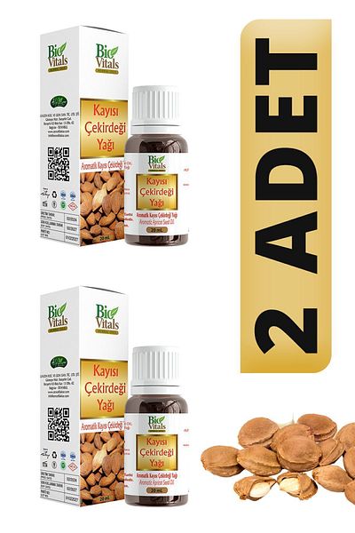 Bio Vitals 20 ml 2 PCS Apricot Kernel Oil