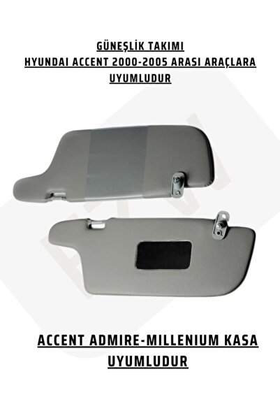 FZW Set parasolar compatibil pentru HYUNDAI ACCENT 2000-2006 (ADMIRE KASA)