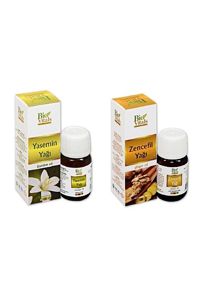 Bio Vitals Jasmine and Ginger - Aromatic Massage and Skin Care Oil Set