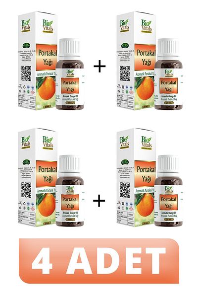 Bio Vitals 20 ml Orange Oil - 4 PCS