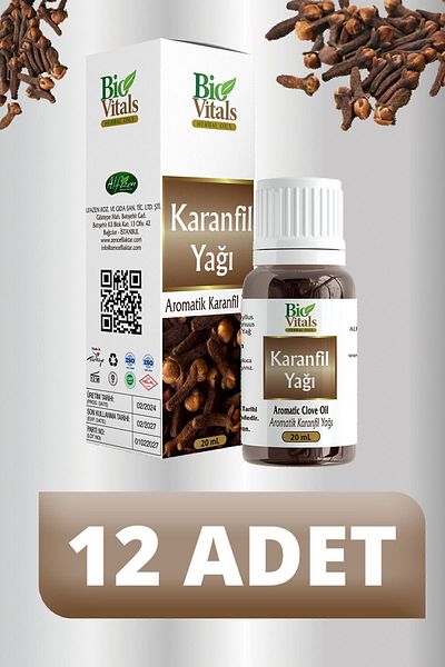 Bio Vitals 20 ml Clove Oil - 12 PCS-Box
