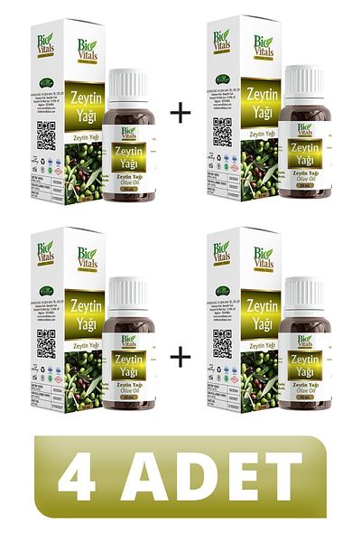 Bio Vitals Pure Olive Oil 50ml - 4 Pieces
