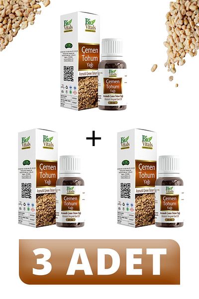Bio Vitals 20 ml 3 PCS Fenugreek Seed Oil