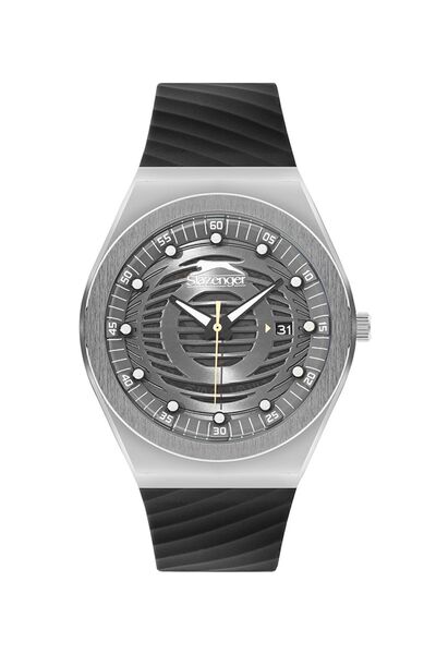 Slazenger ساعة سلازنجر للرجال بمينا رمادية تناظرية - SL.9.2221.1.01