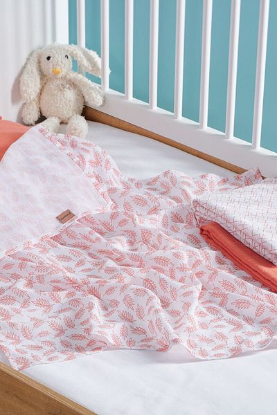 forumcotton Baby-Musselin-Bezugsset, 3-teilig