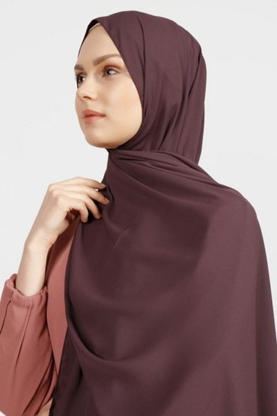 Differenza Σάλι κρεπ Dark Plum