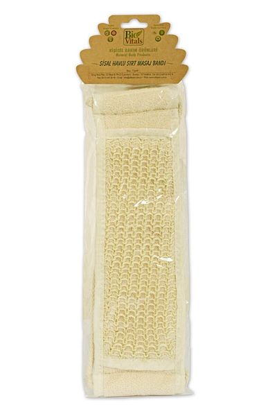Bio Vitals Algodon Towel - Back Massage Band