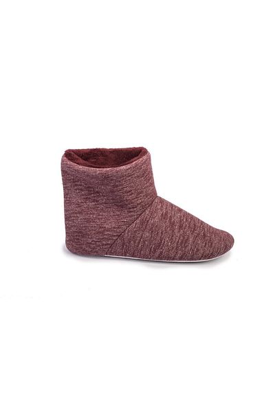 Flyingsteps Claret Red Γυναικεία Χειμερινά Παπούτσια Σπίτι Παντόφλες Εσωτερικές Μπότες