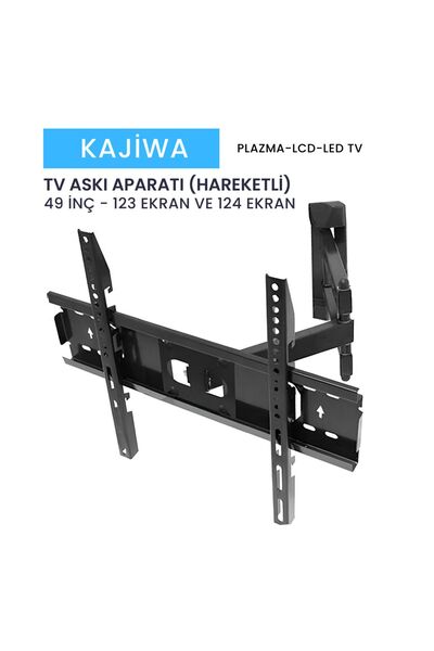 KAJİWA 49 İNÇ ASKI APARATI HAREKETLİ (123 EKRAN VE 124 EKRAN) Tüm Marka ve modellerle uyumludur.