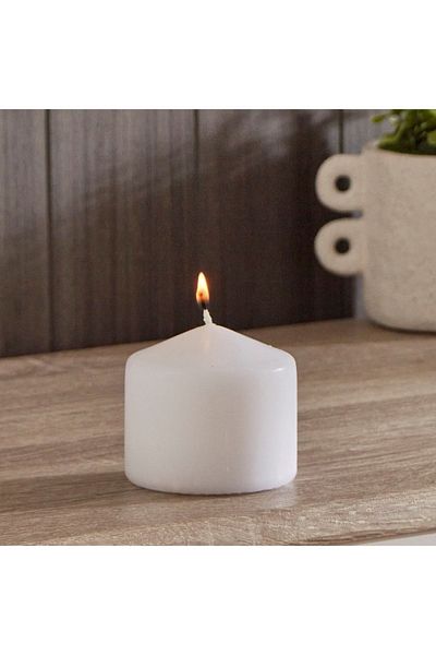 Home Box Luna Pillar Candle - 8x7.5 cm