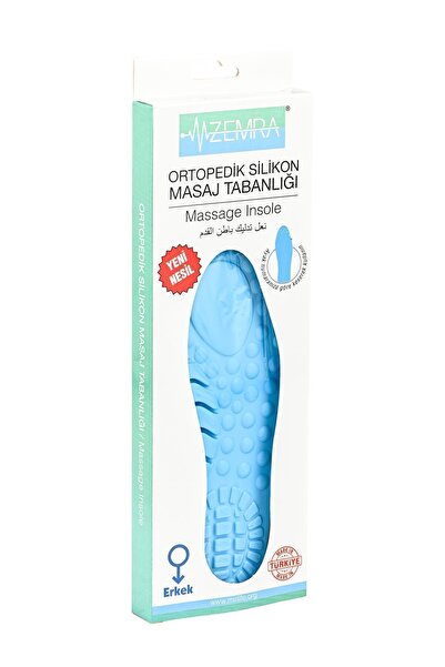 ZEMRA Tabanlık, Masaj Tabanlığı, Ortopedik Tabanlık, Silikon Masaj Tabanlığı Kesilebilir Unisize-erkek