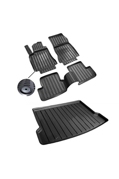 Leader Renault Fluence Bagaj Havuzu + Paspas Set Siyah