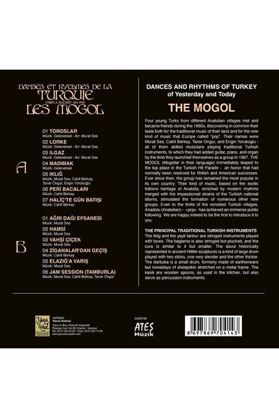 Genel Markalar Moğollar - Anadolu Pop / Danses Et Rythmes De La Turquie Les Mogol (PLAK)