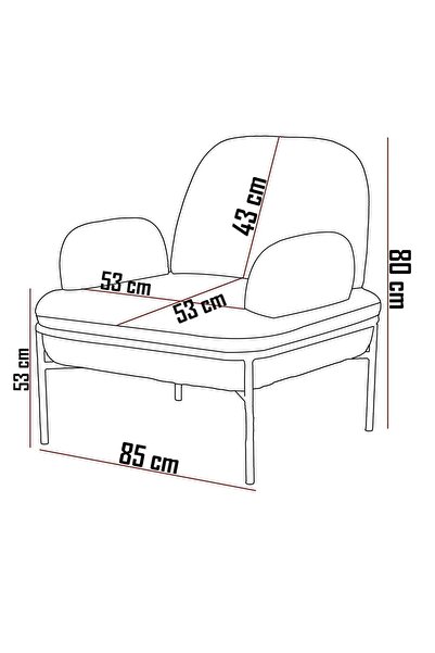 Armens Life Aster Cafe, Ofis, Büro, Balkon, Otel , Lobi, Tekli Berjer Koltuk
