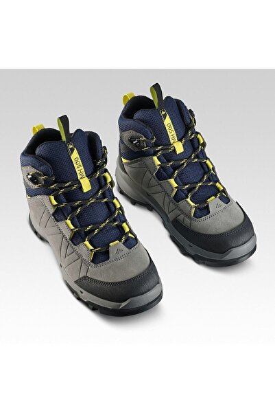 Decathlon Quechua Çocuk Su Geçirmez Bot - Mavi / Gri - 28 / 39 - Mh500