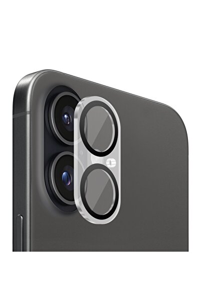 Buff Labs Buff iPhone 16 Plus / 16 Şeffaf Kamera Lens Koruyucu
