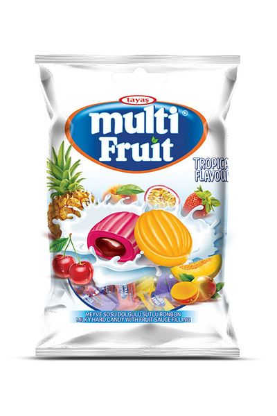 TAYAŞ 1 kg Multi Fruit Fruit Glass Candy Bag