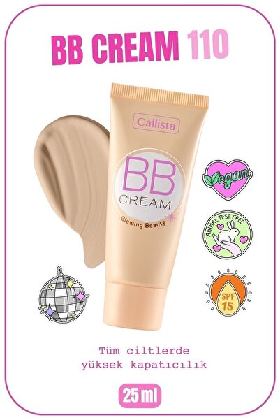 Callista Bb Cream Spf 15 Yoğun Kapatıcı Bb Krem - 110 Açık