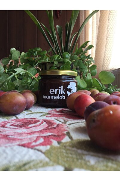 KAVANOZUM Ev Yapımı Katkısız Erik Marmelatı Cam Kavanoz 400 gr
