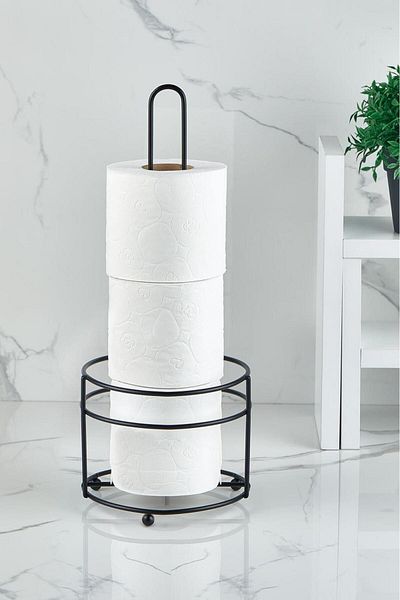 ORSA HOME No. 957 Μαύρο Ματ - Ανταλλακτικό Χαρτοθήκη WC