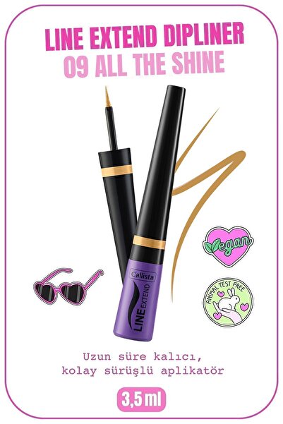 Callista Line Extend Dipliner Uzun Süre Kalıcı - 09 All The Shine - Sarı