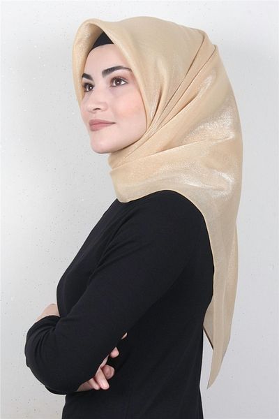 PİRAMİT Glitter Amber Scarf 4009-4 - Gold