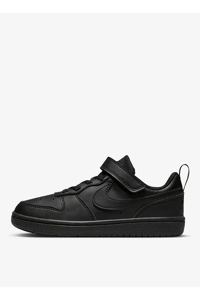 Nike Children's Black Walking Shoes DV5457-002 COURT BOROUGH LOW PS