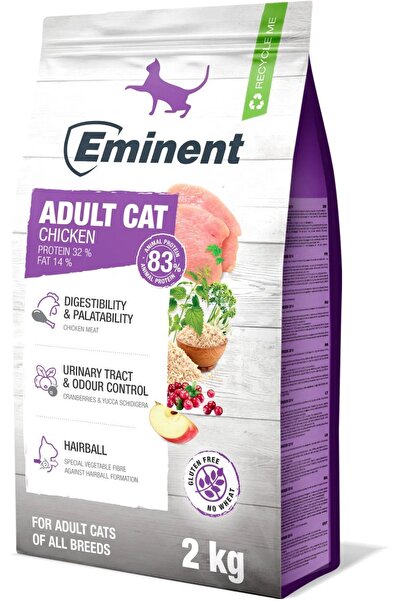 eminent Adult Cat Chıcken 2 Kg (YETİŞKİN KURU KEDİ MAMASI TAVUKLU)