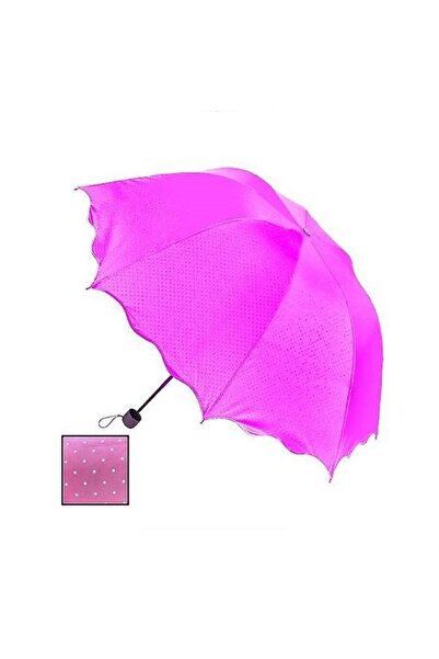 BAMTEBİ Rubenis Çanta Boy Manuel Unisex Chery Yarasa Model Benekli Yağmur Şem...