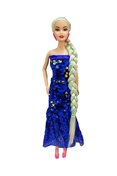 Gokidy DollyLand Manken Bebek Payetli Yıldız Elbise