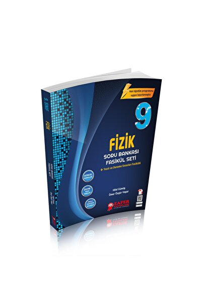 Zafer Yayınları Zafer Yayınları 9. Sınıf Fizik Soru Bankası Fasikül Seti + Yazılı Ve Deneme Sınavları Fasikülü