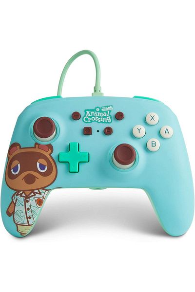 Powera وحدة تحكم سلكية محسّنة لجهاز Nintendo Switch - Animal Crossing: Tom Nook
